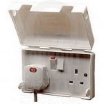 Double Socket Switch Protective Cover